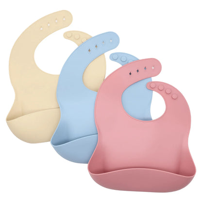 Silicone Baby Bib with Food Catcher