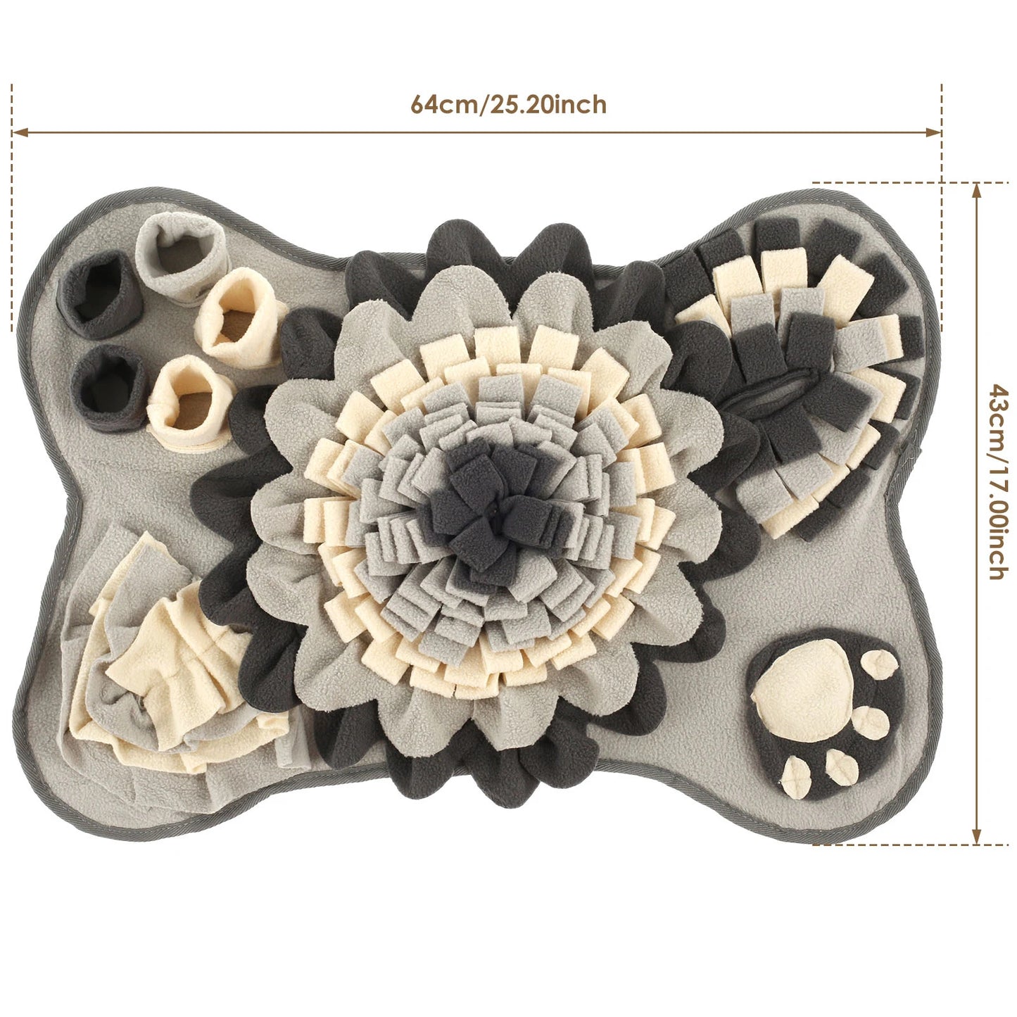 Dog Snuffle Mat — Slow Feeding Puzzle Mat